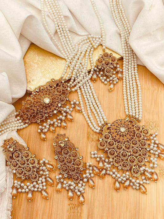 Noora Bridal Set NJ-1595 Nayab Jewellery