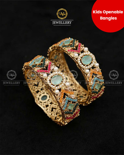 Noratan Openable Kids Bangles (pair) BL-5040