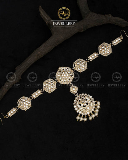Indian Dubbi kundan sheesh patti A-6029