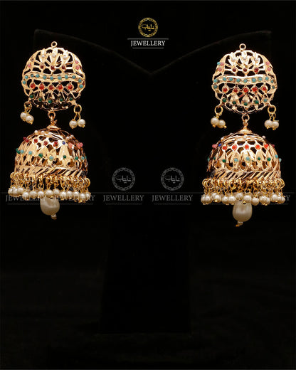 Premium Quality Hyedrabadi jhumka-2507 Nayab Jewellery