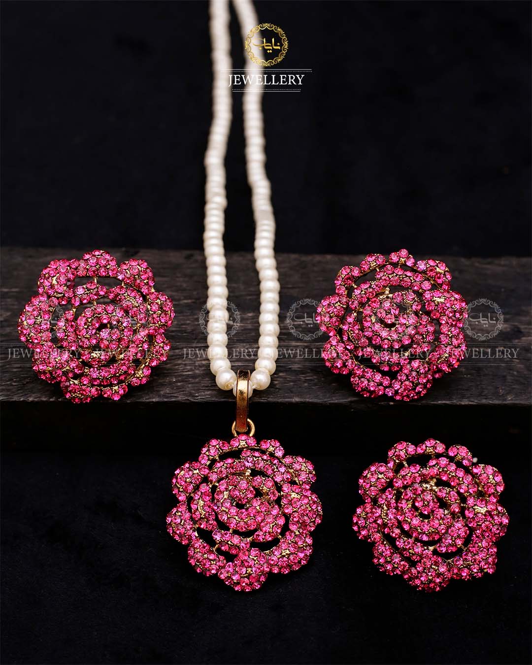 Turkish Combo Locket set-2635 Nayab Jewellery