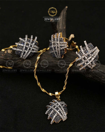 Jarao stones pendant combo set-2422