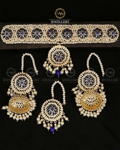 Hyedrabadi Guluband Necklace set N-110