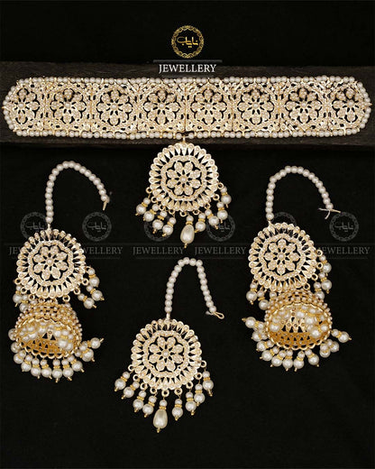 Hyedrabadi Guluband Necklace set N-110