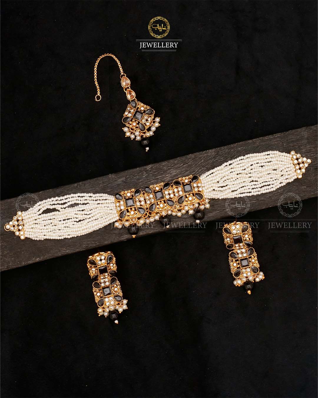 Handmade Egyptian Chokar set-2532 Nayab Jewellery