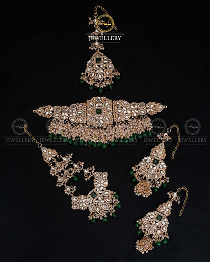Janan 5 pcs Bridal set-2116-Golden