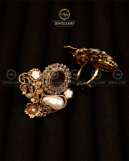 Turkish Mother pearl adjustable Ring-2936