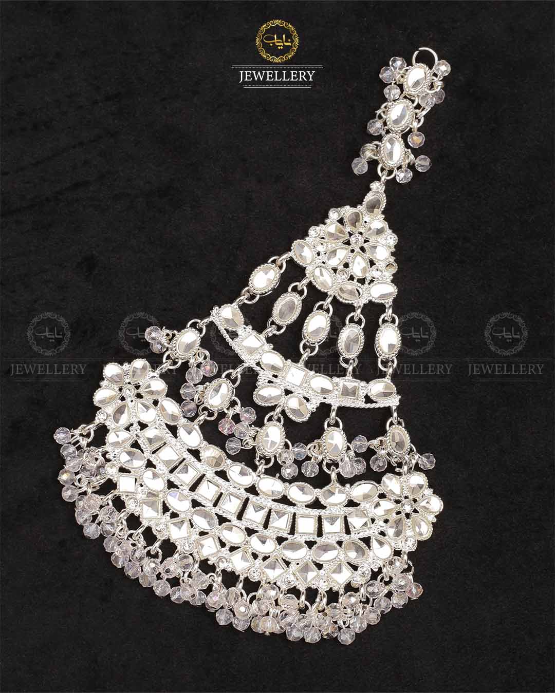 Kundan Jhumer-2326-Silver