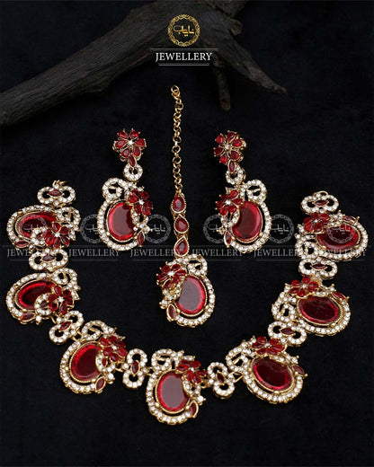Umama Doublet Necklace set N-1017