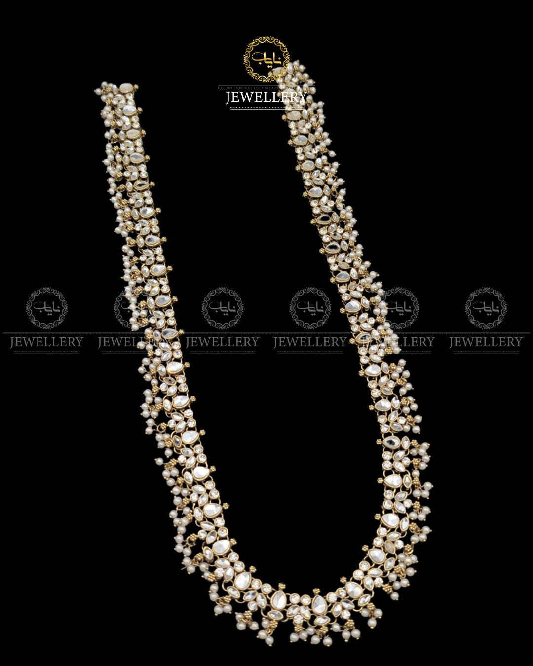 Kundan Long Mala (without Earrings) ML-200