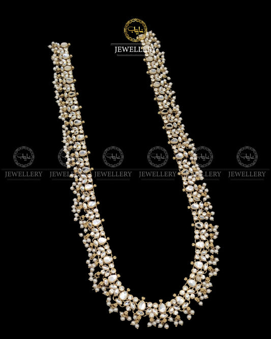 Kundan Long Mala (without Earrings) ML-200