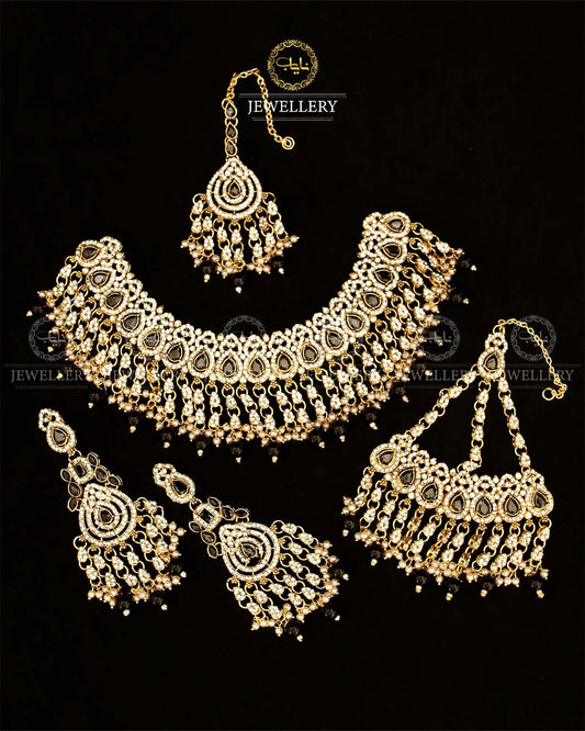 Tayyab Bridal Set BR-804-Golden