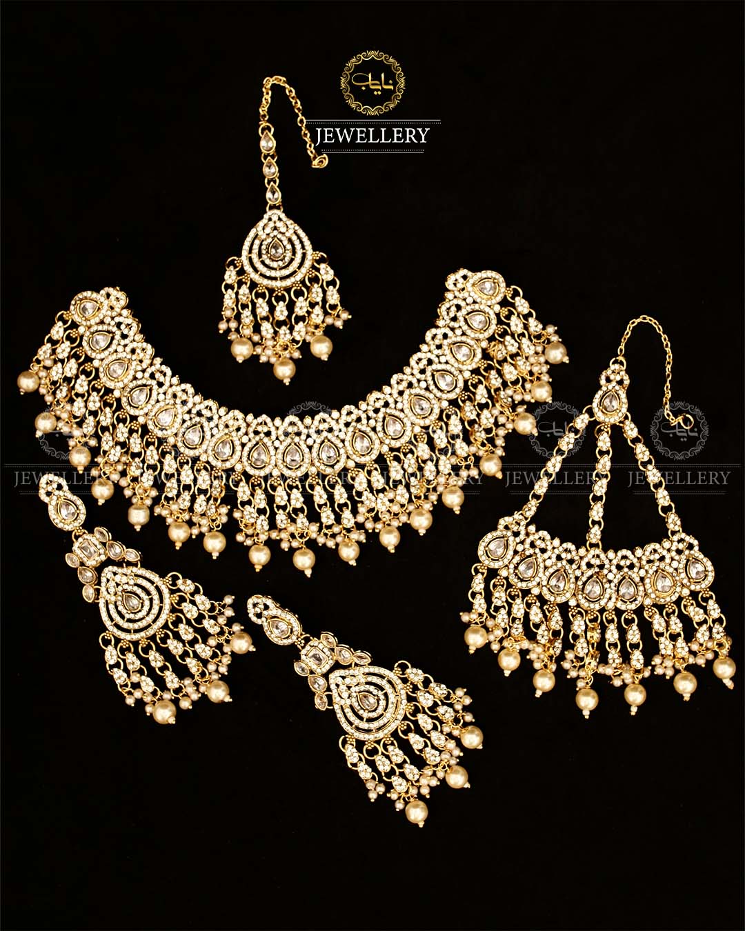 Tayyab Bridal Set BR-804-Golden