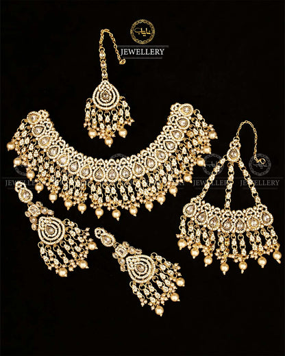 Tayyab Bridal Set BR-804-Golden