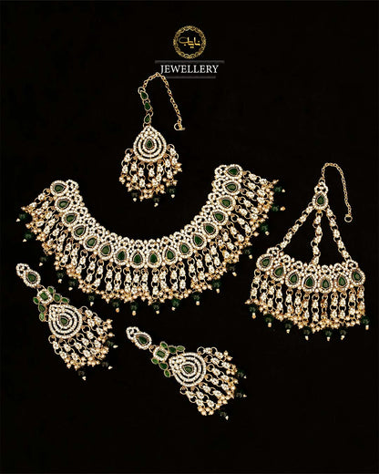 Tayyab Bridal Set BR-804-Golden