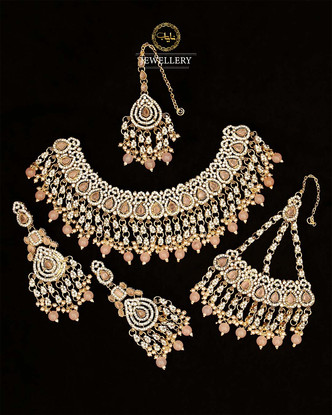 Tayyab Bridal Set BR-804-Golden