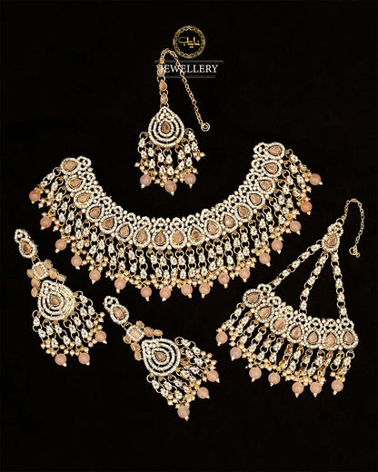 Tayyab Bridal Set BR-804-Golden