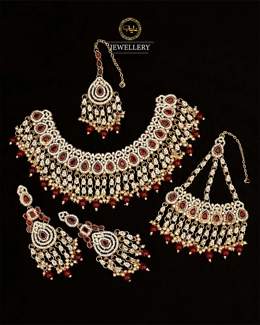 Tayyab Bridal Set BR-804-Golden