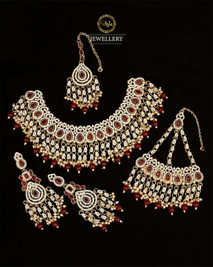 Tayyab Bridal Set BR-804-Golden