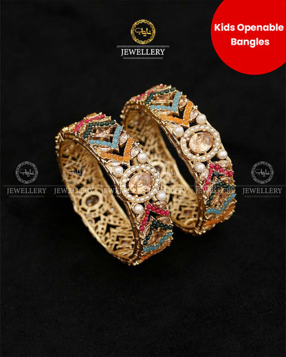 Noratan Openable Kids Bangles (pair) BL-5040
