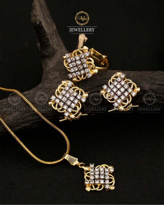 Jarao Combo Locket set with chain L-902