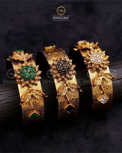 Turkish Stone Openable bangle (Each)-2627 Nayab Jewellery
