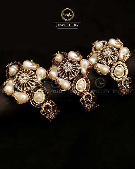 Mother Pearl Free size Bracelet-2770