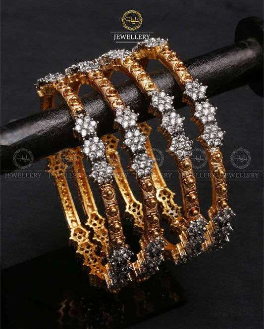 Designer Jarao 4 pcs bangles-2471 Nayab Jewellery
