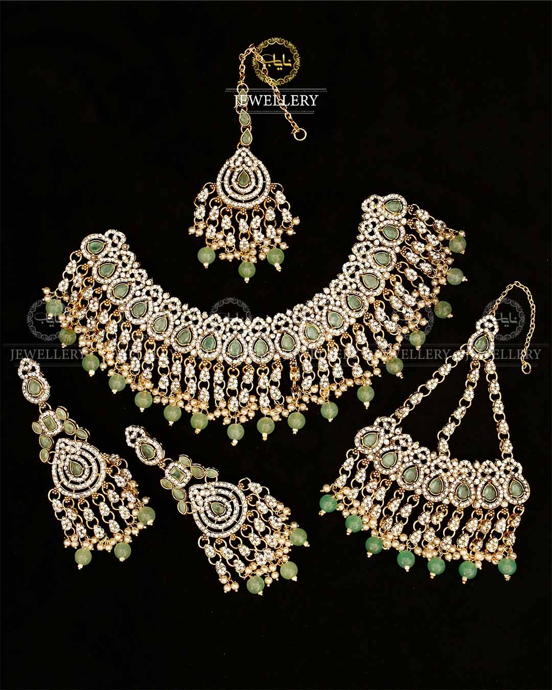 Tayyaba Bridal Set BR-804-Golden