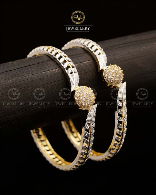 American dimond Bangles (pair) BL-518