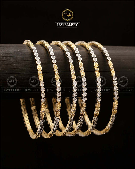 American dimond 6 pcs Bangles set BL-519