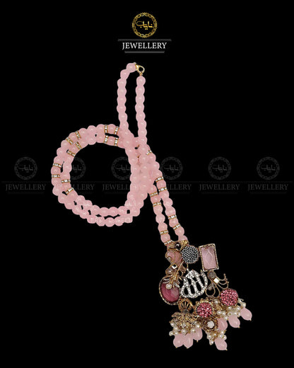 Turkish Allah Pendant Set with Mala-2230