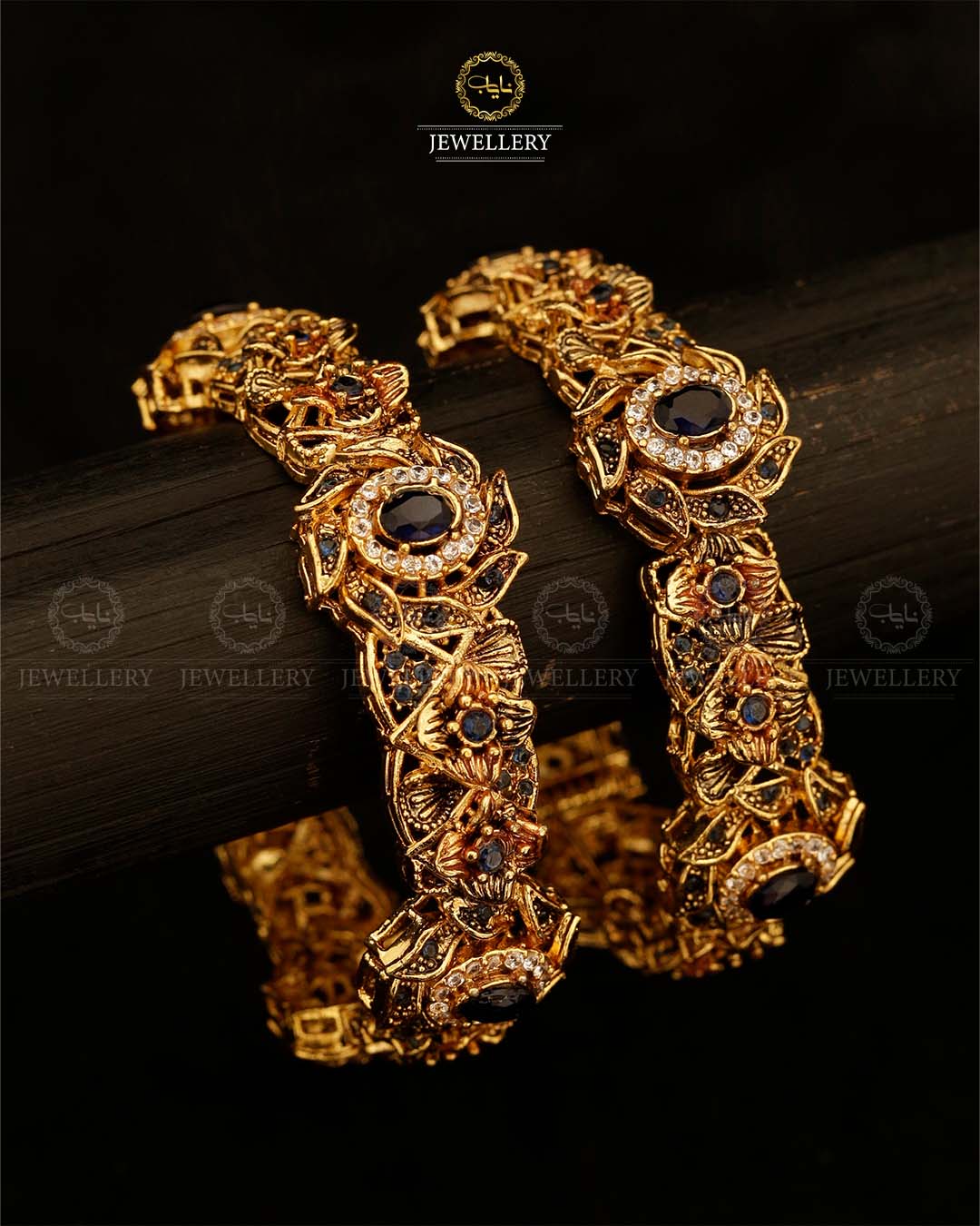 Designer openable Bangles (pair)-2895