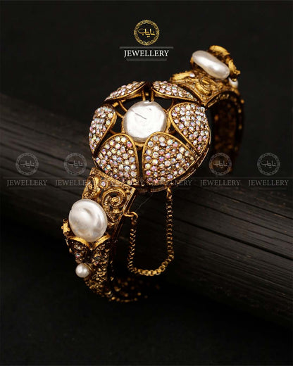 Turkish Mother Pearl Openable Bangles BL-517