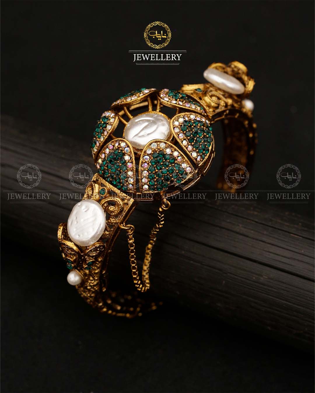 Turkish Mother Pearl Openable Bangles BL-517