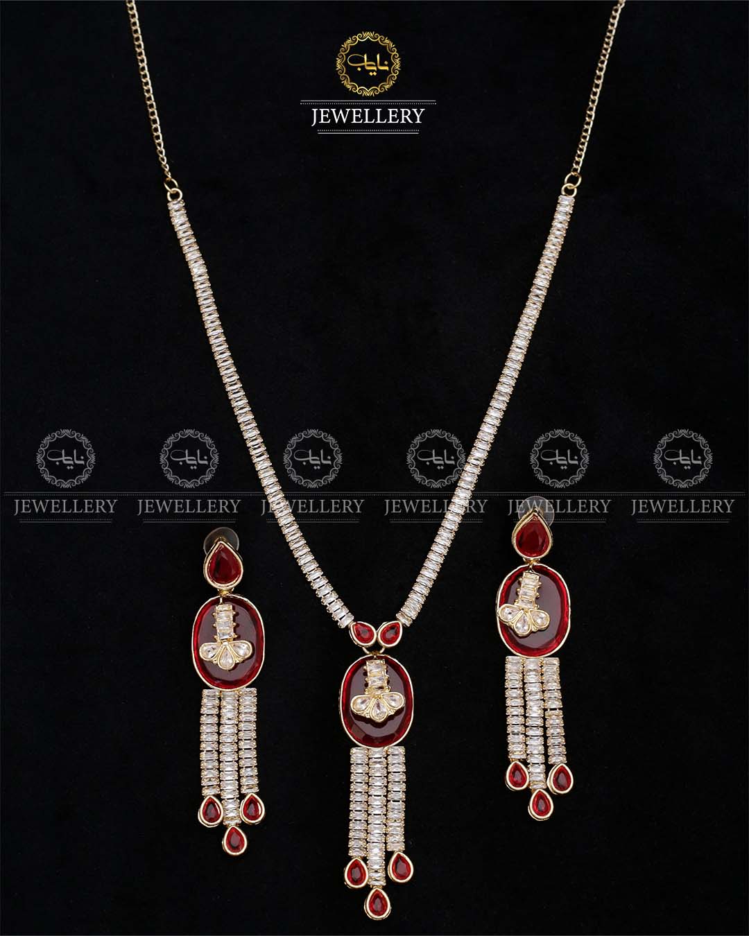 Zirconia Necklace set N-1014