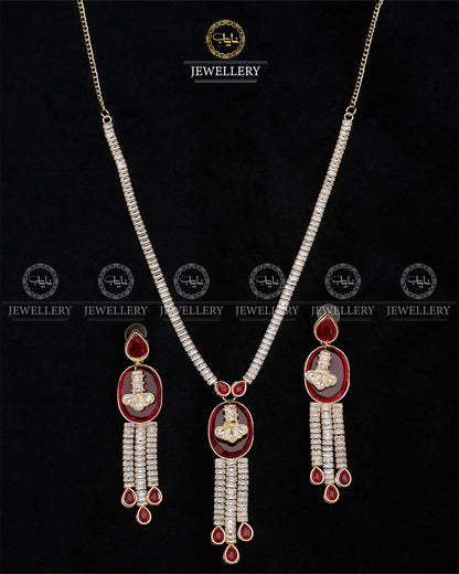 Zirconia Necklace set N-1014