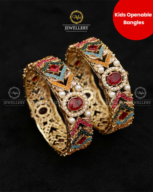 Noratan Openable Kids Bangles (pair) BL-5040