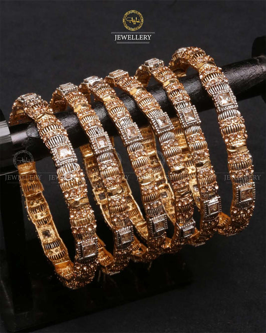 Casting 6 pcs Bangles set-2469 Nayab Jewellery