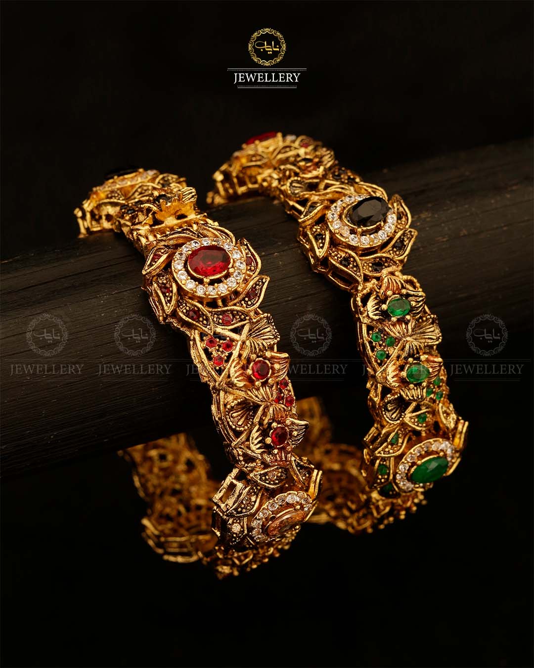 Designer openable Bangles (pair)-2895