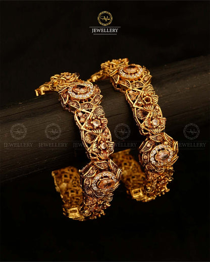 Designer openable Bangles (pair)-2895