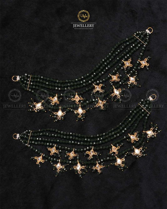 Kundan 5 layers Sahara (pair)-2490 Nayab Jewellery