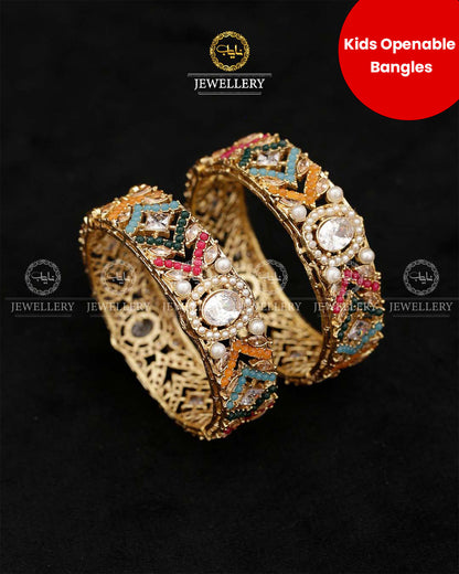 Noratan Openable Kids Bangles (pair) BL-5040