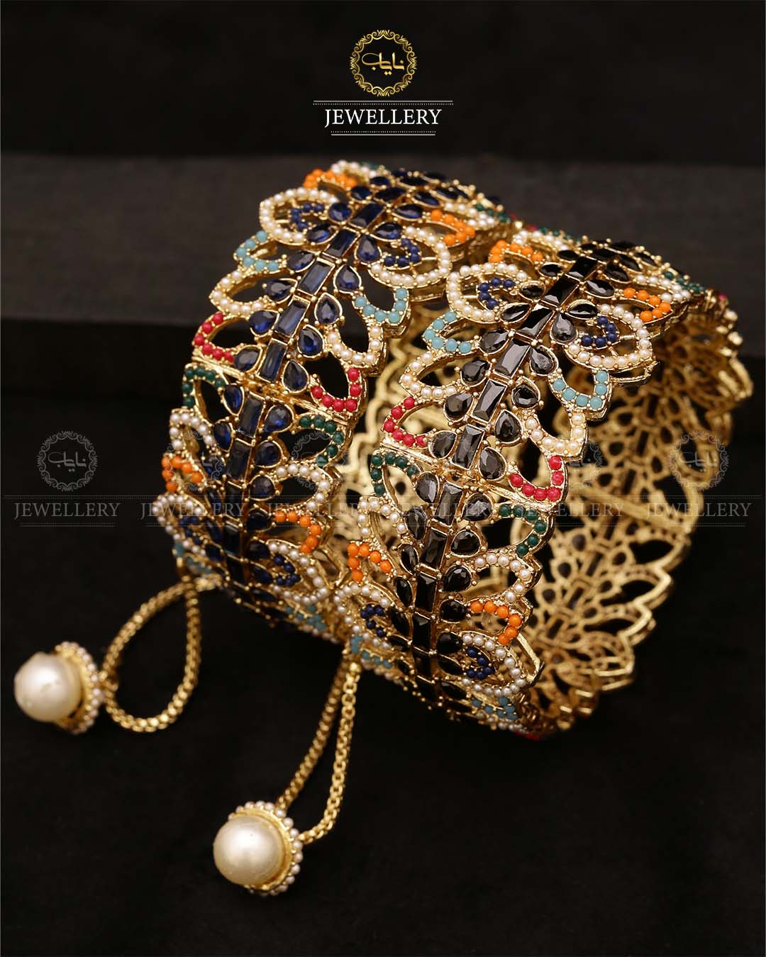 Laiba Noratan Openable Bangles (pair)-2708 Nayab Jewellery