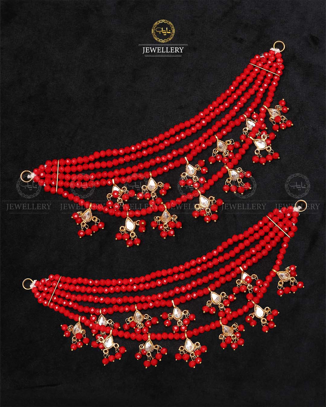 Kundan 5 layers Sahara (pair)-2490 Nayab Jewellery