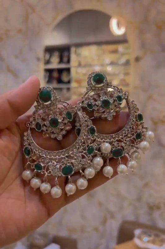 Traditional Zarcon Baali-2418-Silver Nayab Jewellery