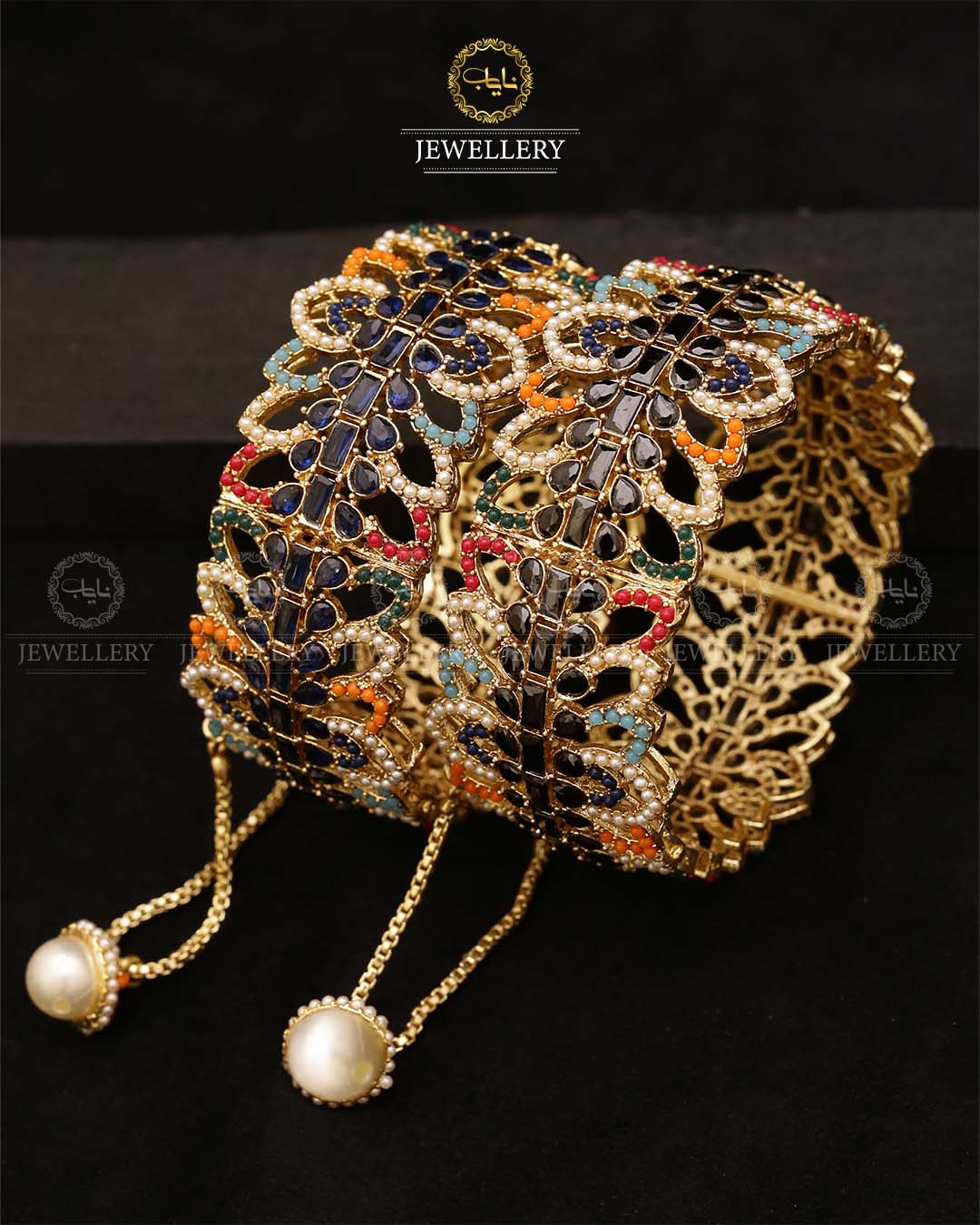 Laiba Noratan Openable Bangles (pair)-2708 Nayab Jewellery