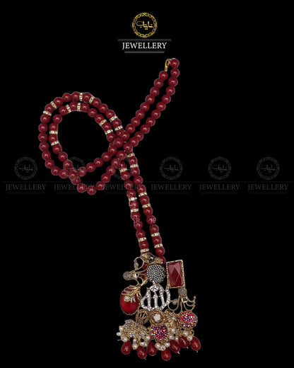 Turkish Allah Pendant Set with Mala-2230