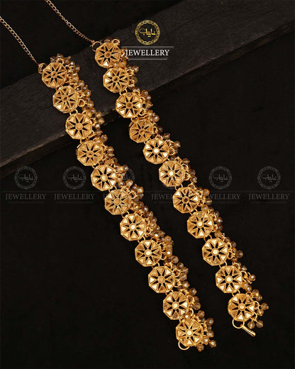 Fareeha Kundan Anklet Pazaib (pair)-2663 Nayab Jewellery