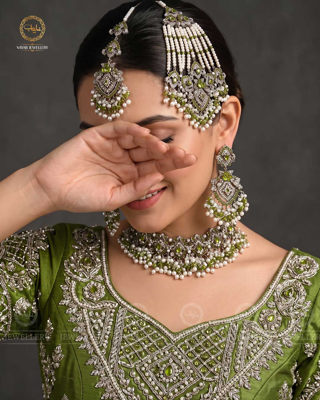 Chetam Zarcon Bridal Necklace set-2434